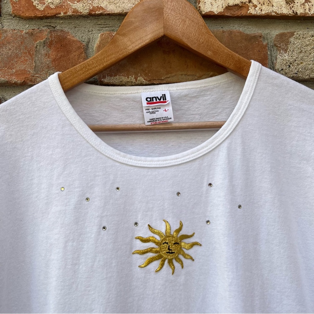 Vintage sun and star tshirt